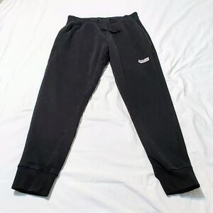 All Saints Men's Black Logo Sweatpants